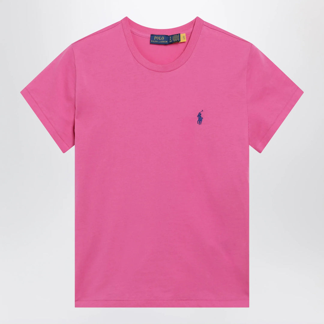 Polo Ralph Lauren - Polo Pony cotton crewneck T-shirt in accent pink Brand Apparel &amp; Accessories > Clothing > Shirts &amp; Tops XS