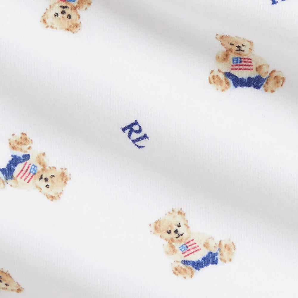 Polo Ralph Lauren - Three-piece Polo Bear cotton set in white Brand Apparel & Accessories > Clothing > Shirts & Tops