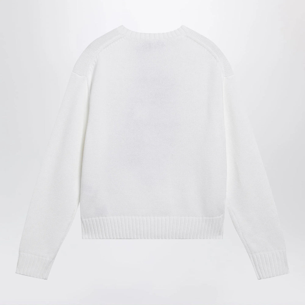 Polo Ralph Lauren - White cotton Polo Bear sweater Brand Apparel & Accessories > Clothing > Shirts & Tops