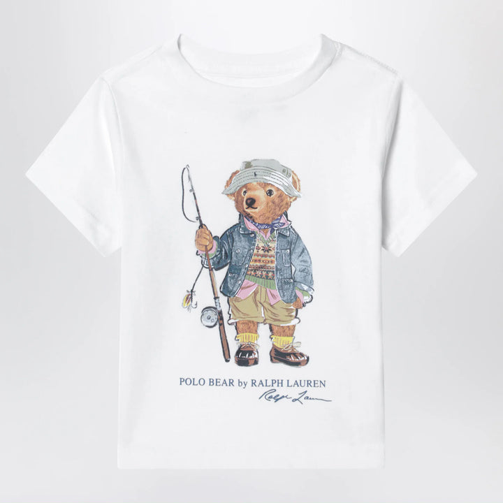 Polo Ralph Lauren - White cotton Polo Bear T-shirt Brand Apparel &amp; Accessories > Clothing > Shirts &amp; Tops 5