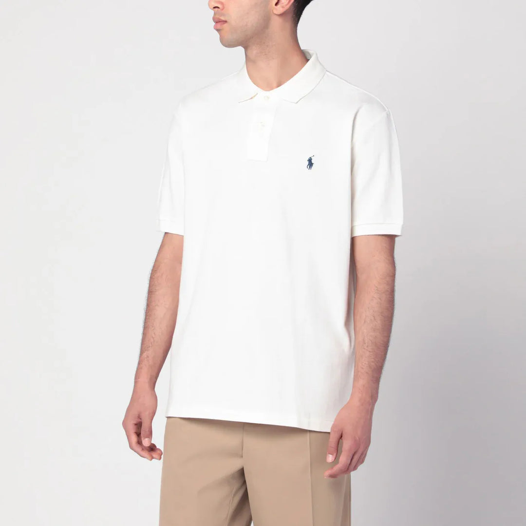 Polo Ralph Lauren - White cotton polo shirt Original-Fit Brand Apparel &amp; Accessories > Clothing > Shirts &amp; Tops S