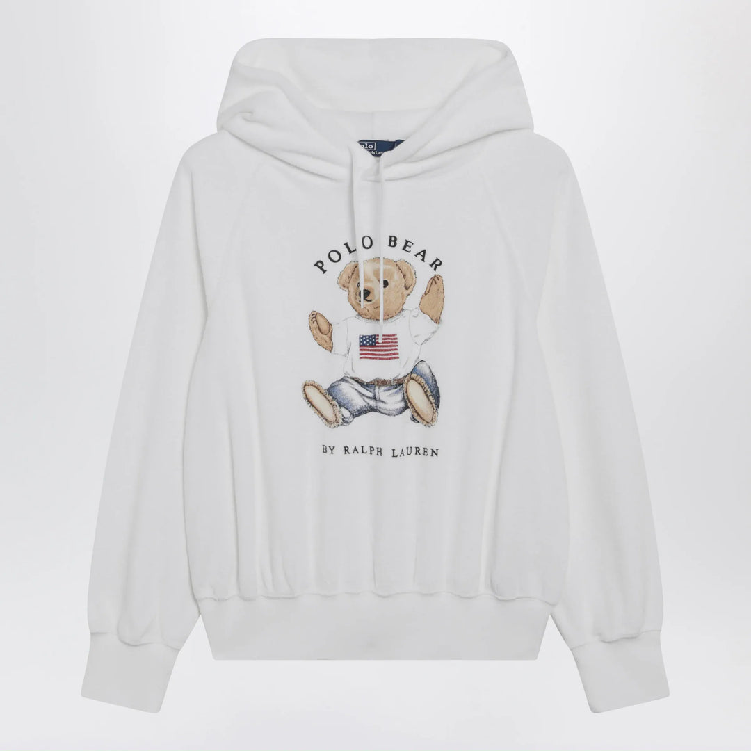 Polo Ralph Lauren - White Polo Bear chenille sweatshirt Brand Apparel &amp; Accessories > Clothing > Shirts &amp; Tops XS