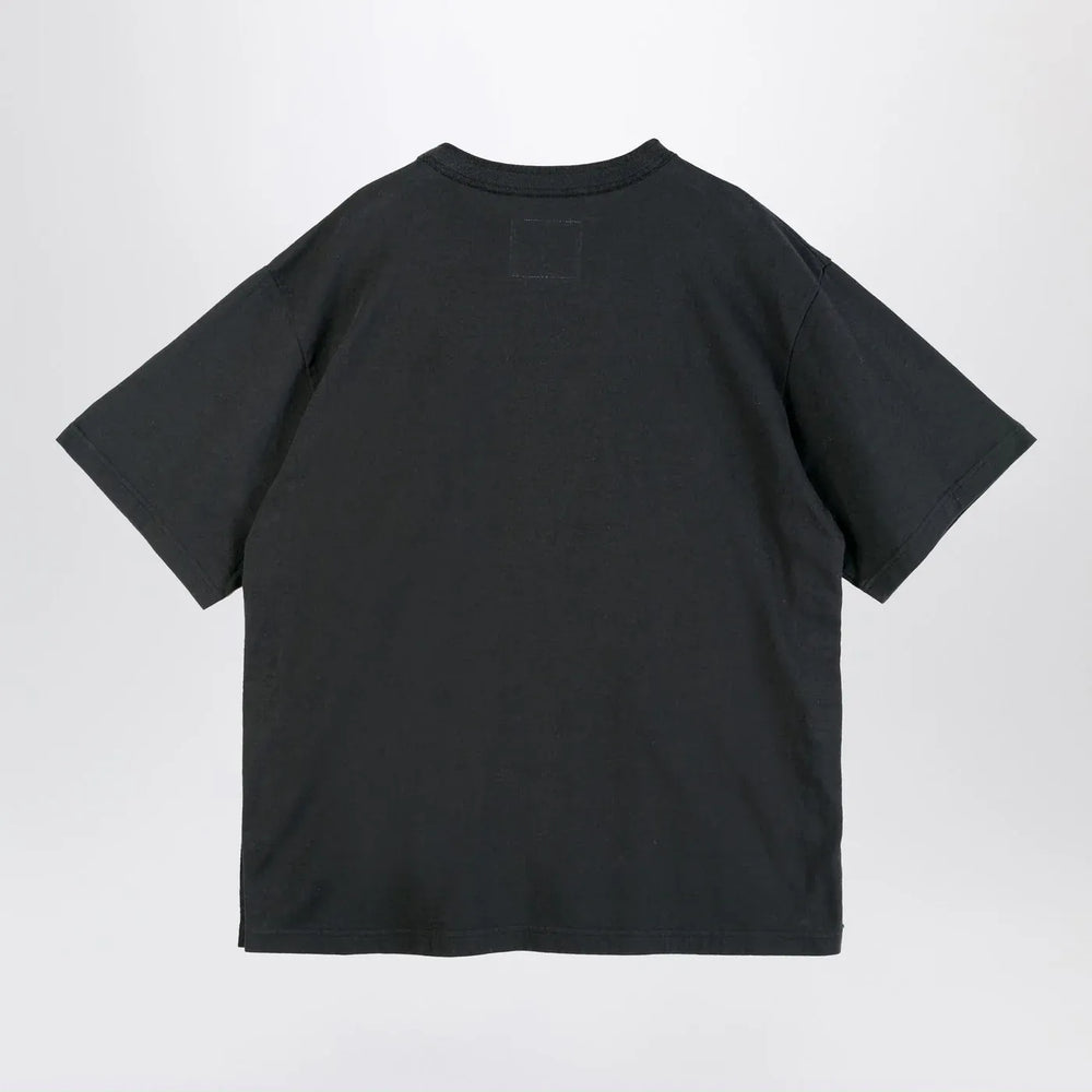 Sacai x Carhartt WIP - Black cotton T-shirt with logo patch Brand Apparel & Accessories > Clothing > Shirts & Tops 1