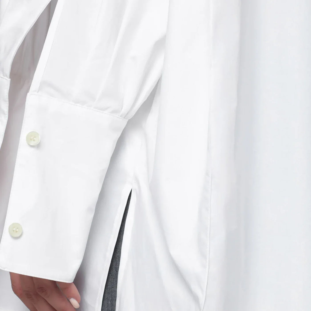 TheLatest - Oversized white cotton shirt Brand Apparel &amp; Accessories > Clothing > Shirts &amp; Tops XS