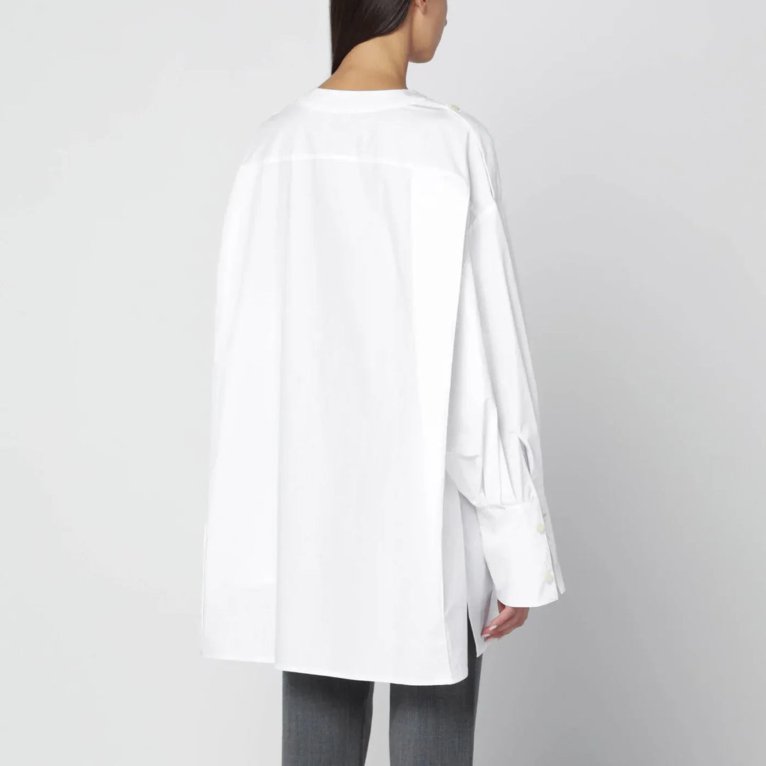 TheLatest - Oversized white cotton shirt Brand Apparel &amp; Accessories > Clothing > Shirts &amp; Tops XS