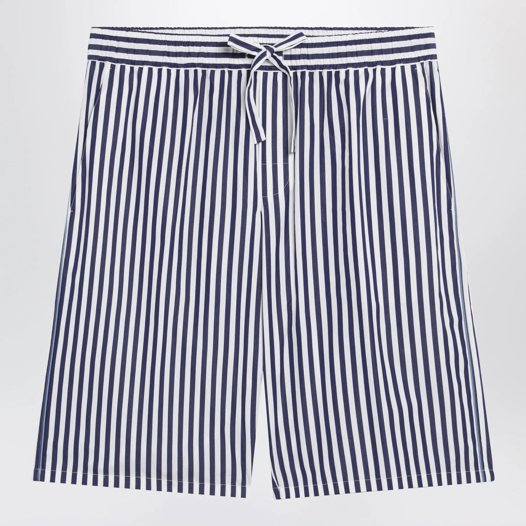 Dolce&amp;Gabbana - Vanity bermuda shorts in striped poplin Brand Apparel &amp; Accessories > Clothing > Shorts 48 IT