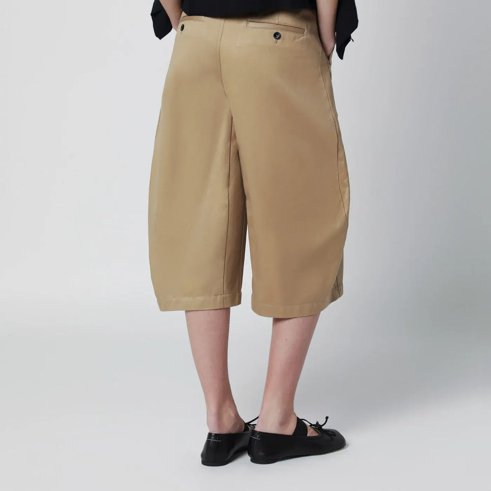 Sacai - Beige cotton chino bermuda shorts Brand Apparel & Accessories > Clothing > Shorts