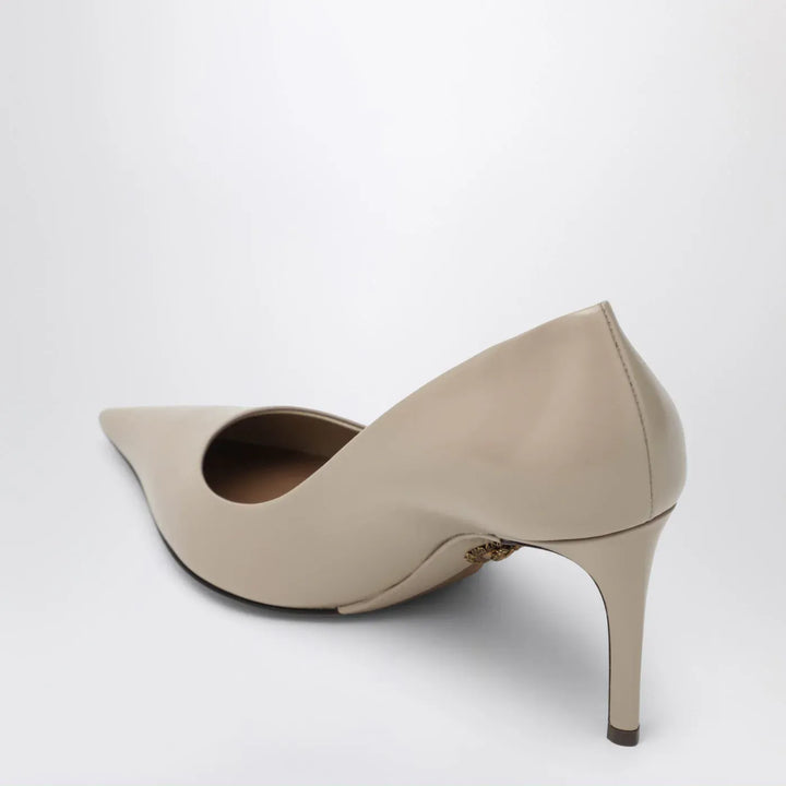 Dolce&amp;Gabbana - Beige calfskin décolleté devotion Brand Apparel &amp; Accessories