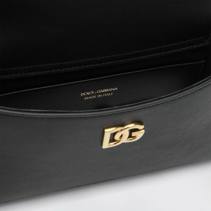 Dolce&amp;Gabbana - Black calfskin phone bag Brand Apparel &amp; Accessories U