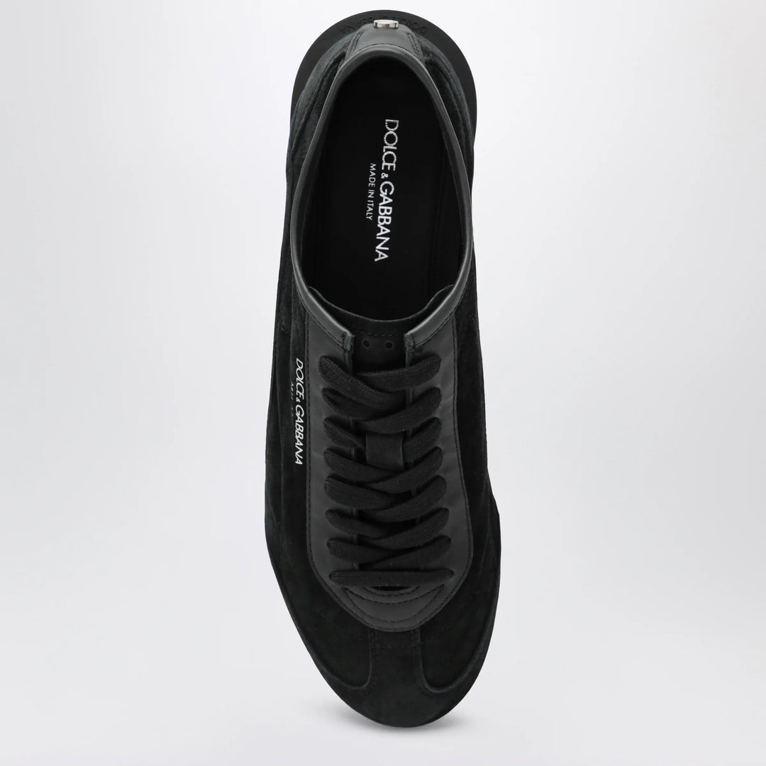 Dolce&amp;Gabbana - Black DG Sailing raffia trainers Brand Apparel &amp; Accessories