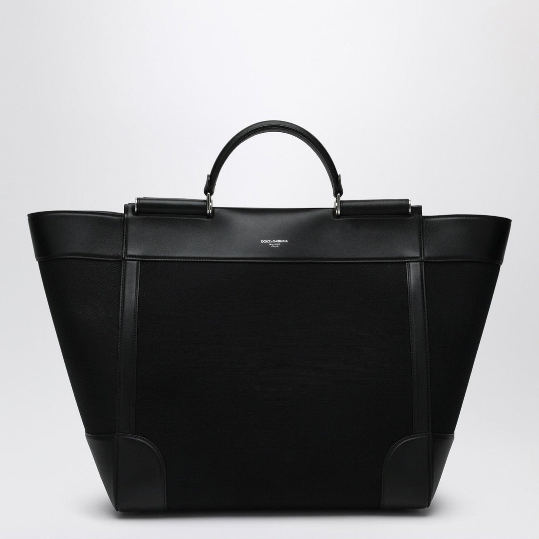 Apparel &amp; Accessories TU Dolce&amp;Gabbana - Black fabric and leather tote bag Brand