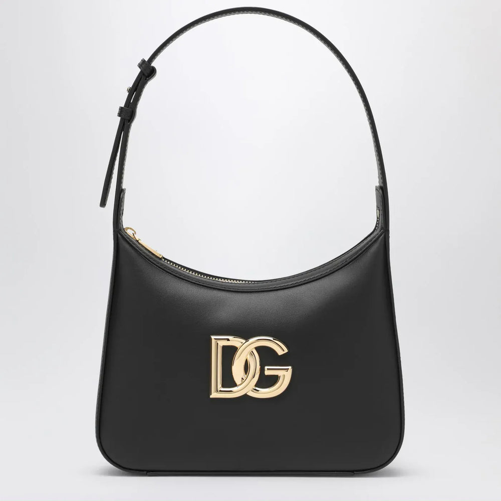 Dolce&Gabbana - Black leather 3.5 shoulder bag Brand Apparel & Accessories TU