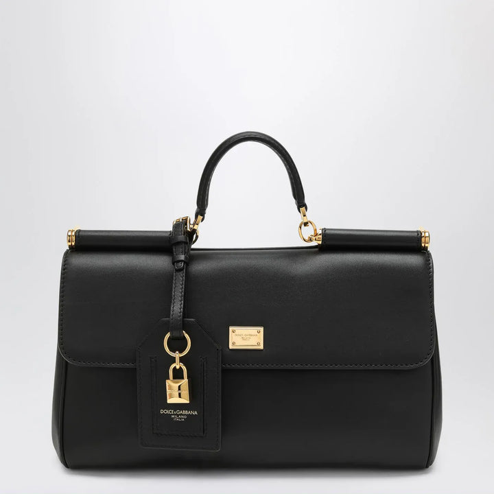 Dolce&amp;Gabbana - Handbag My Sicily in black leather Brand Apparel &amp; Accessories TU