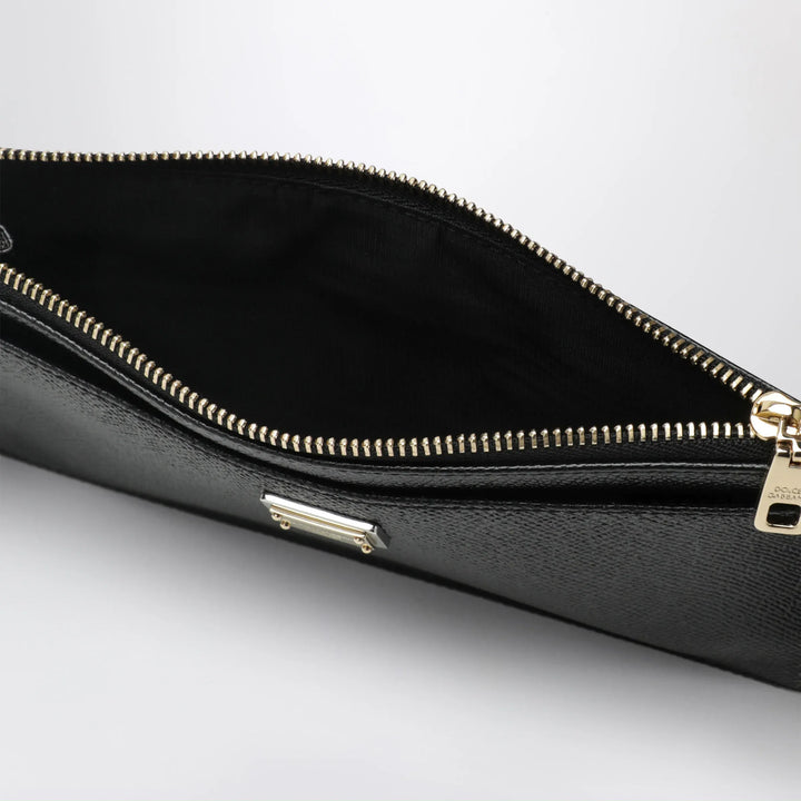 Dolce&amp;Gabbana - Large black Dauphine leather card holder Brand Apparel &amp; Accessories TU