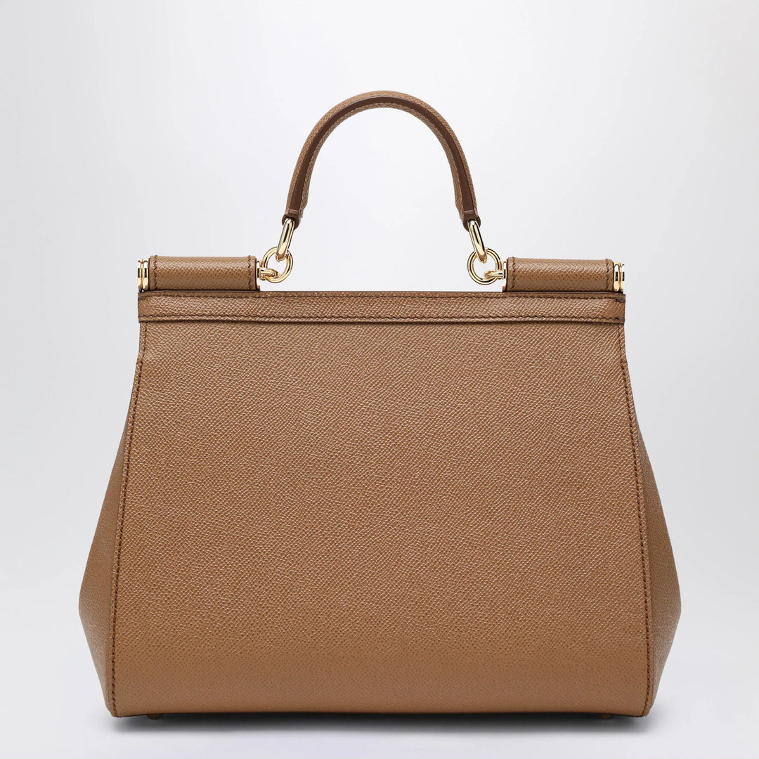 Dolce&amp;Gabbana - Large caramel Sicily Hand Bag Brand Apparel &amp; Accessories TU