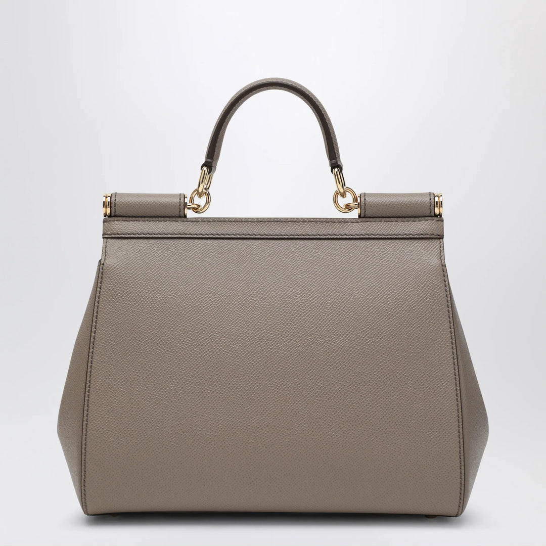 Dolce&amp;Gabbana - Large mud colour Sicily Hand Bag Brand Apparel &amp; Accessories