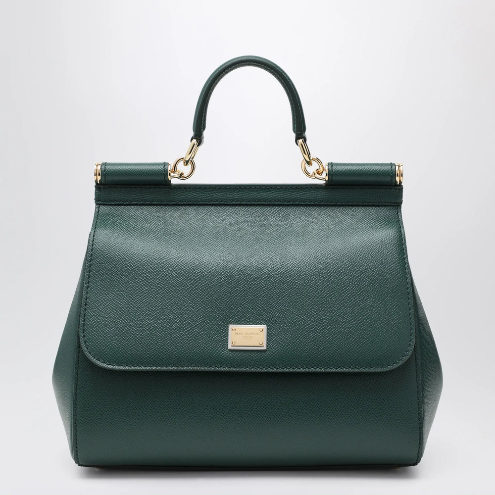 Dolce&Gabbana - Large Sicily handbag in Lago green Brand Apparel & Accessories TU