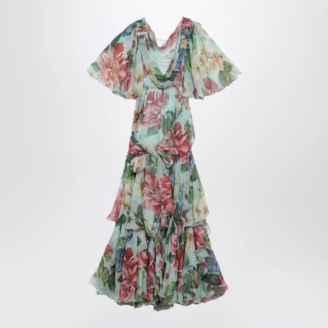 Dolce&amp;Gabbana - Long floral chiffon dress Brand Apparel &amp; Accessories