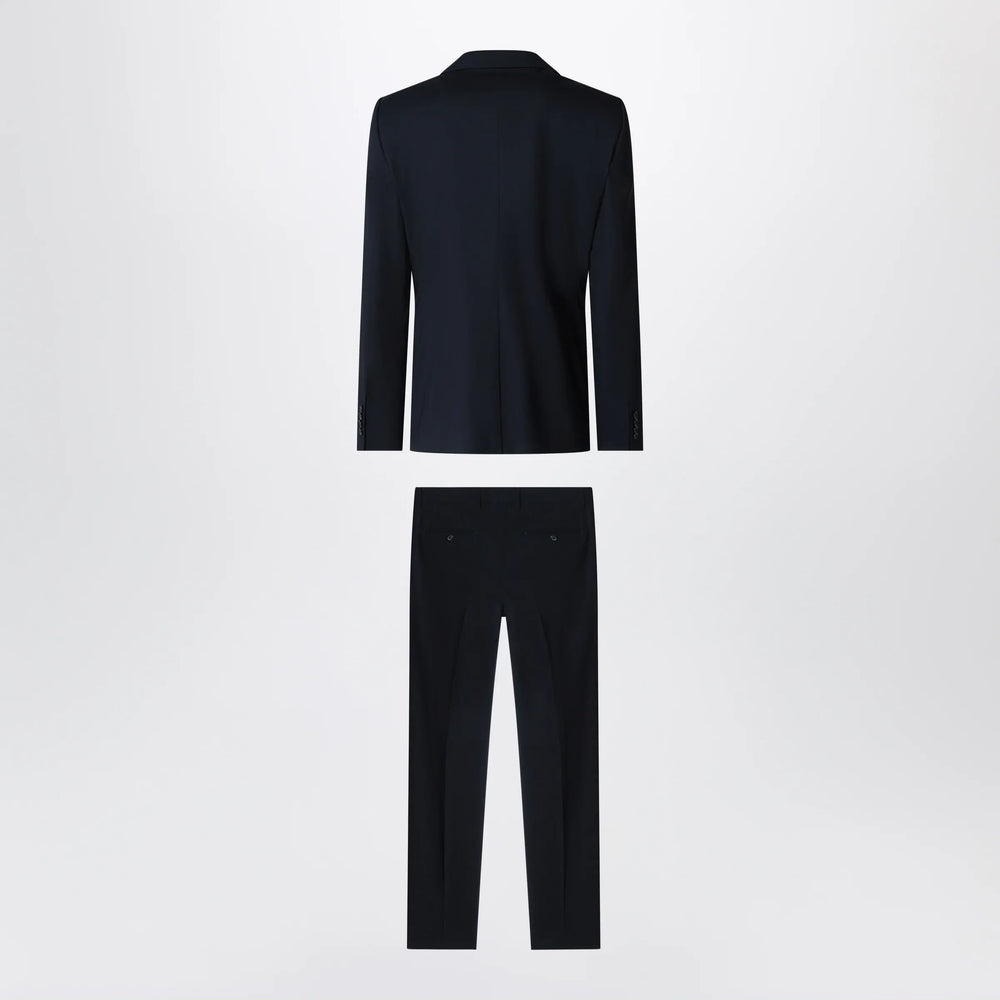 Dolce&Gabbana - Martini double-breasted dress in blue stretch wool Brand Apparel & Accessories
