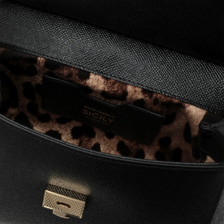 Dolce&amp;Gabbana - Medium black Sicily Hand Bag Brand Apparel &amp; Accessories TU