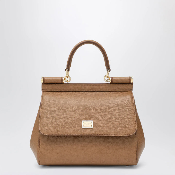 Dolce&amp;Gabbana - Medium caramel Sicily Hand Bag Brand Apparel &amp; Accessories