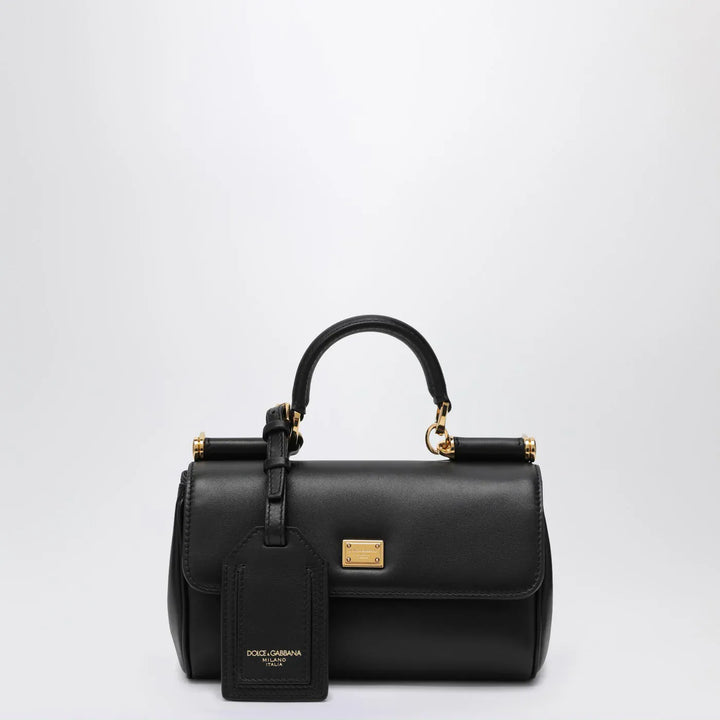 Dolce&amp;Gabbana - Mini My Sicily handbag in black leather Brand Apparel &amp; Accessories TU