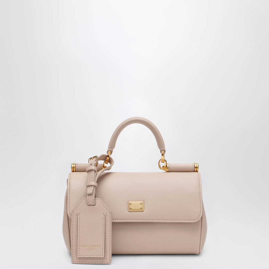 Dolce&amp;Gabbana - Mini My Sicily handbag in light pink leather Brand Apparel &amp; Accessories TU
