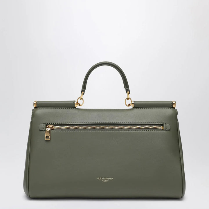 Dolce&amp;Gabbana - My Sicily handbag in military green leather Brand Apparel &amp; Accessories U