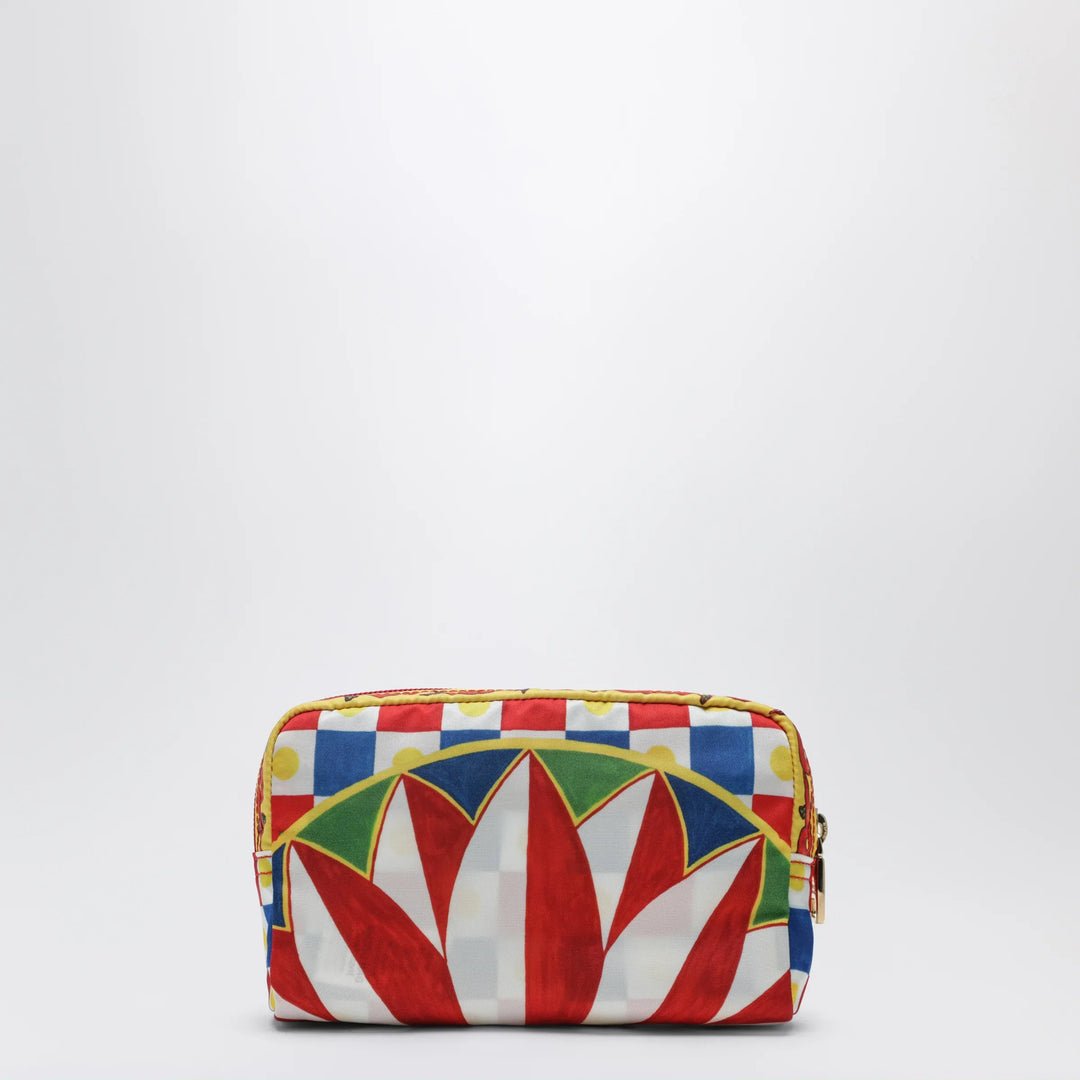 Dolce&amp;Gabbana - Pochette with Sicilian cart print Brand Apparel &amp; Accessories TU
