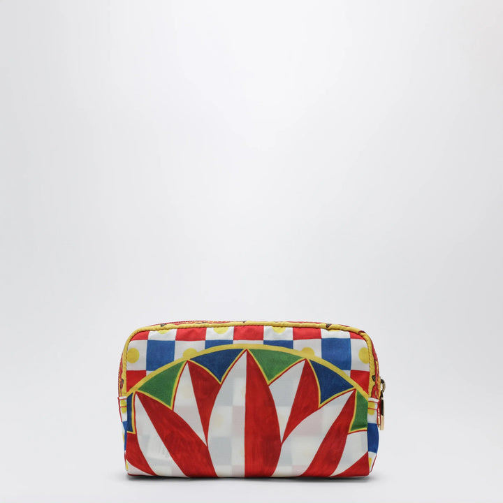 Dolce&amp;Gabbana - Pochette with Sicilian cart print Brand Apparel &amp; Accessories TU