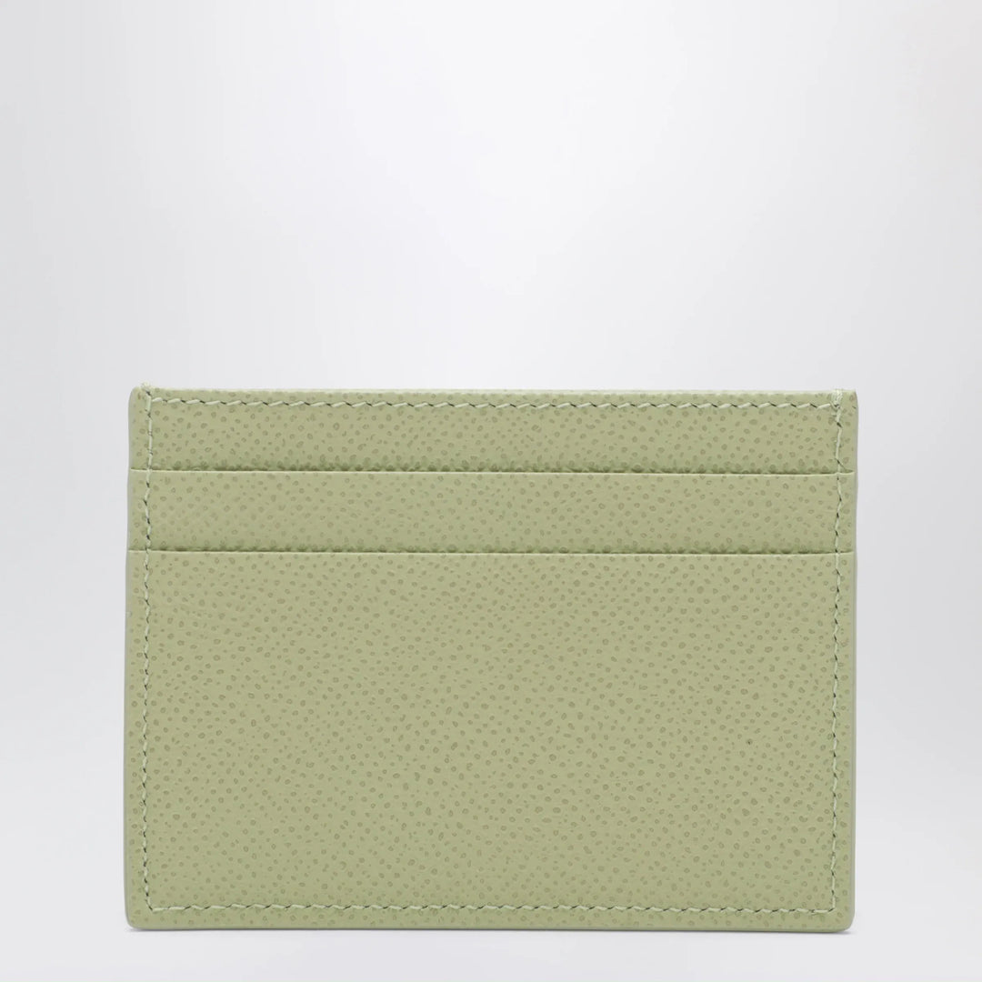 Dolce&amp;Gabbana - Sage green Dauphine leather card holder Brand Apparel &amp; Accessories TU