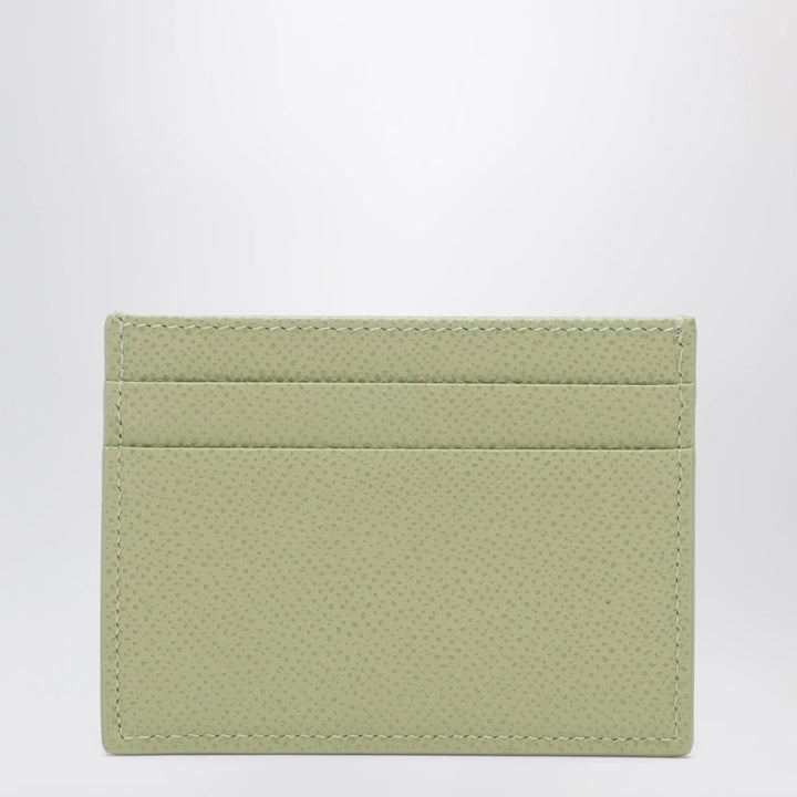 Dolce&amp;Gabbana - Sage green Dauphine leather card holder Brand Apparel &amp; Accessories TU