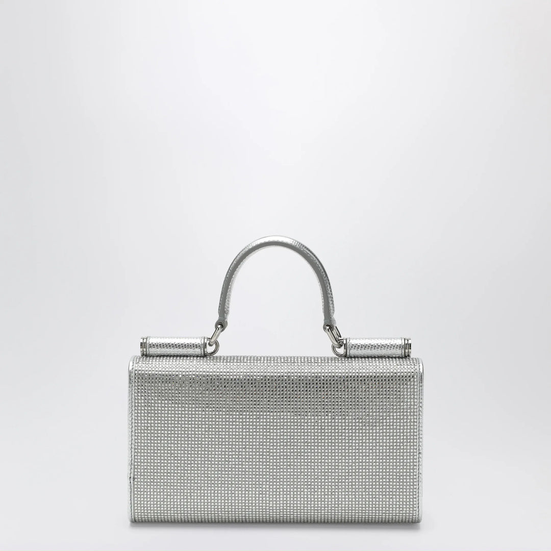 Dolce&amp;Gabbana - Satin phone bag with rhinestones in Crystal/Pearl Brand Apparel &amp; Accessories TU