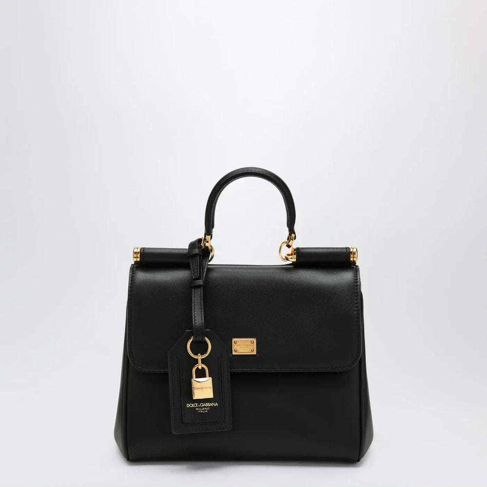 Dolce&Gabbana - Shoulder bag My Sicily in black leather Brand Apparel & Accessories TU
