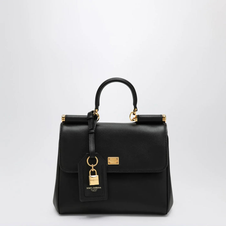 Dolce&amp;Gabbana - Shoulder bag My Sicily in black leather Brand Apparel &amp; Accessories U
