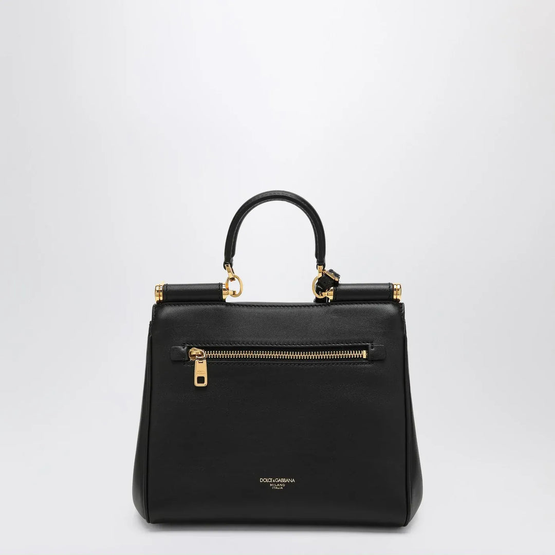 Dolce&amp;Gabbana - Shoulder bag My Sicily in black leather Brand Apparel &amp; Accessories U
