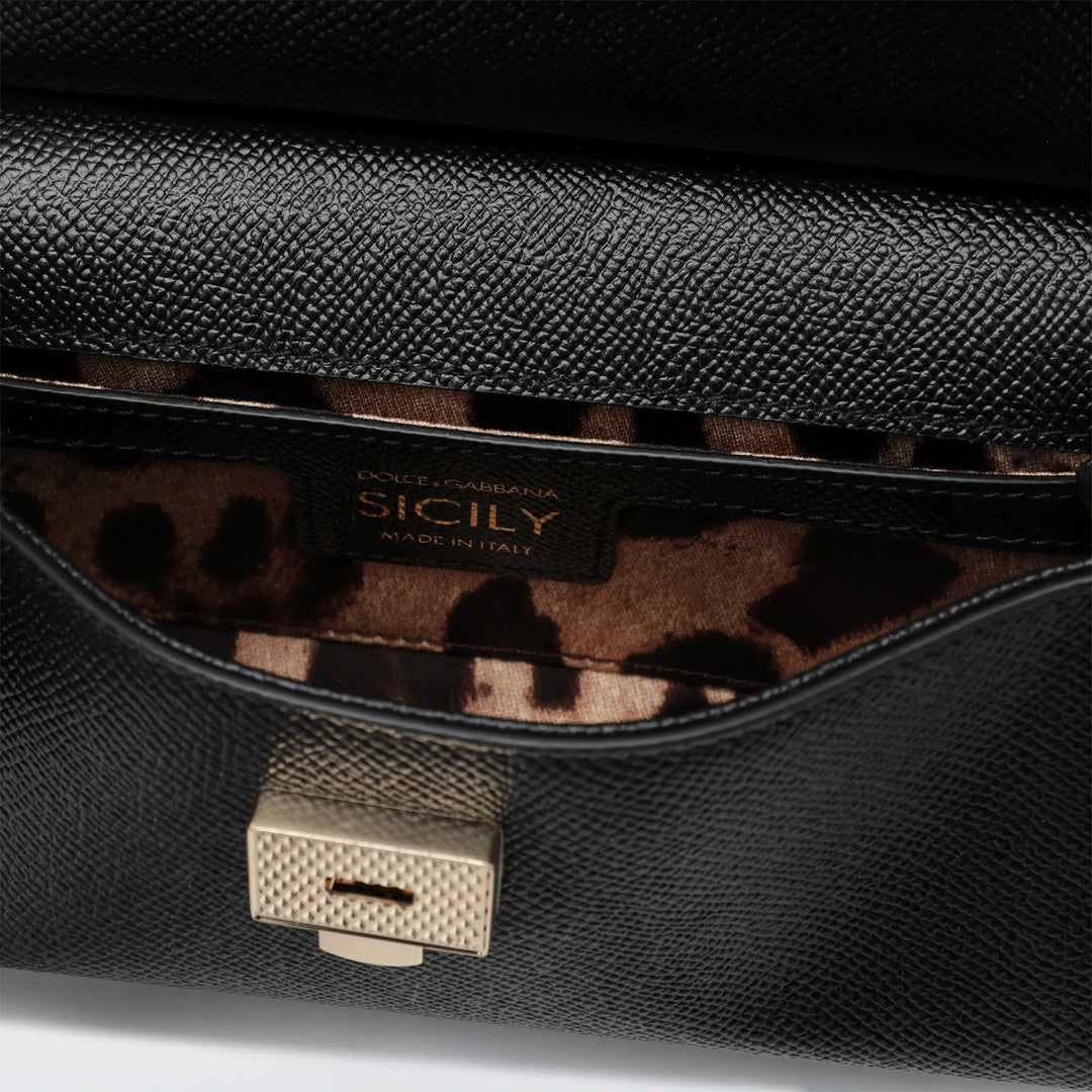 Dolce&amp;Gabbana - Small Sicily black handbag Brand Apparel &amp; Accessories TU