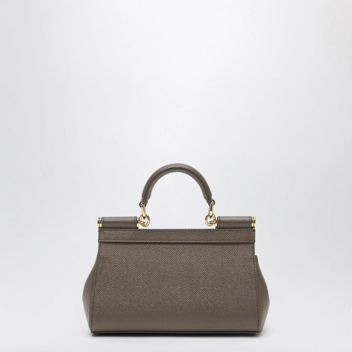 Dolce&amp;Gabbana - Small Sicily handbag in mud brown Brand Apparel &amp; Accessories