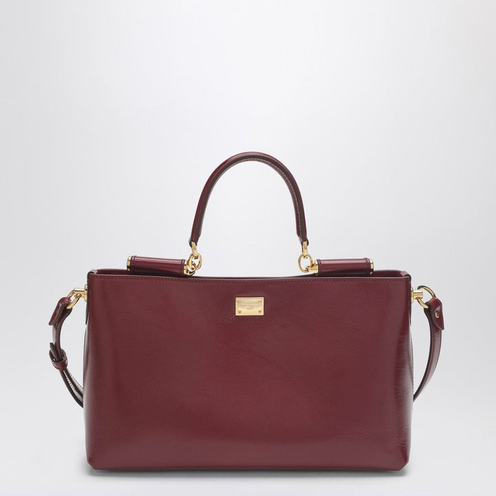 Apparel &amp; Accessories TU Dolce&amp;Gabbana - Vittoria handbag in dark red leather Brand
