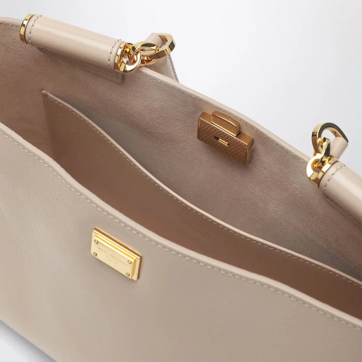 Dolce&amp;Gabbana - Vittoria handbag in flesh-coloured leather Brand Apparel &amp; Accessories U
