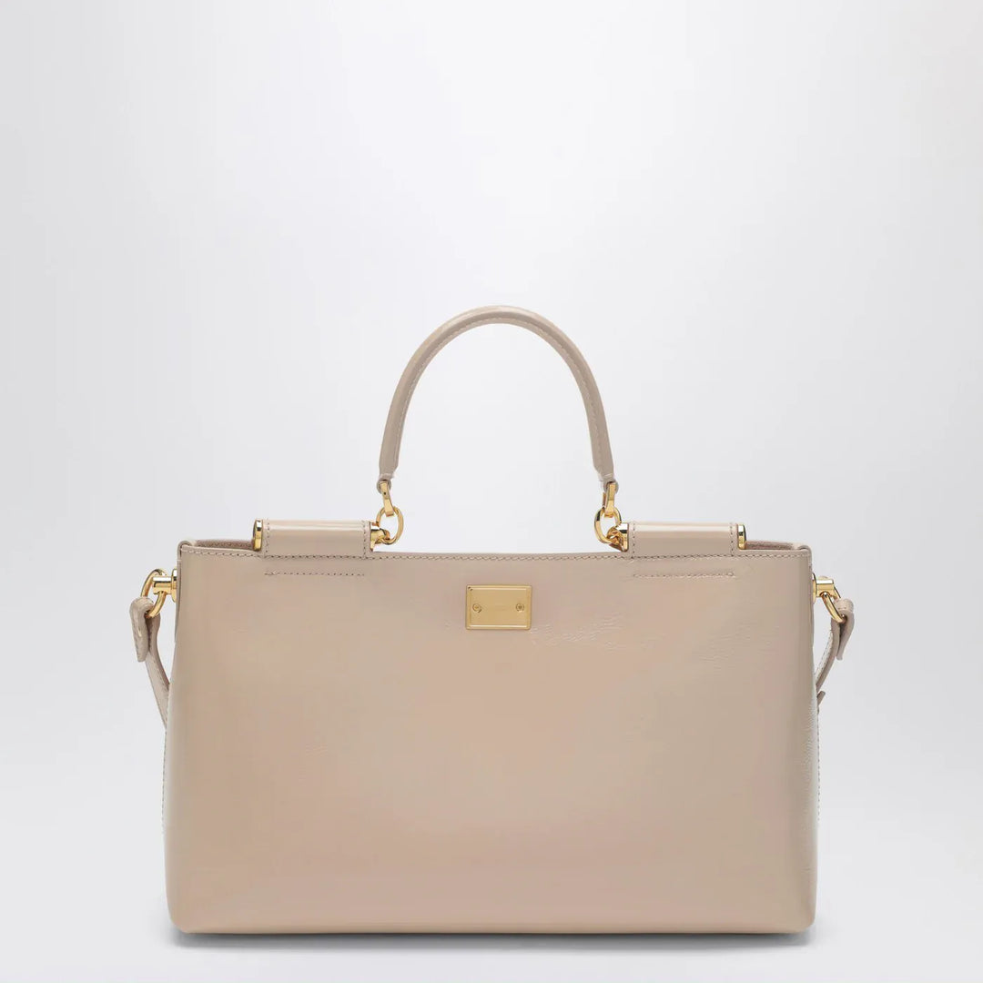 Dolce&amp;Gabbana - Vittoria handbag in flesh-coloured leather Brand Apparel &amp; Accessories U
