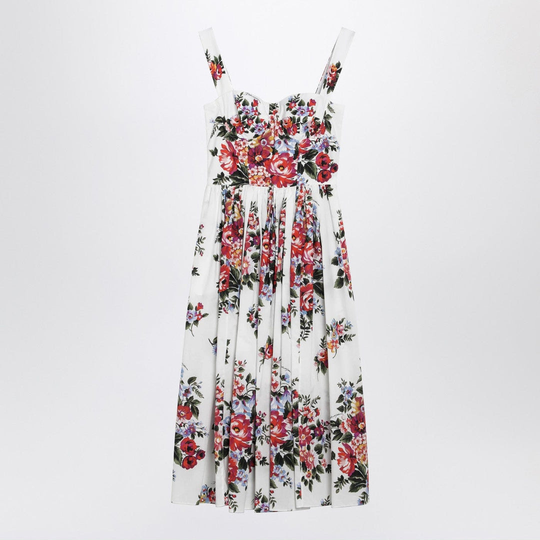 Apparel & Accessories Dolce&Gabbana - White dress with floral print Brand