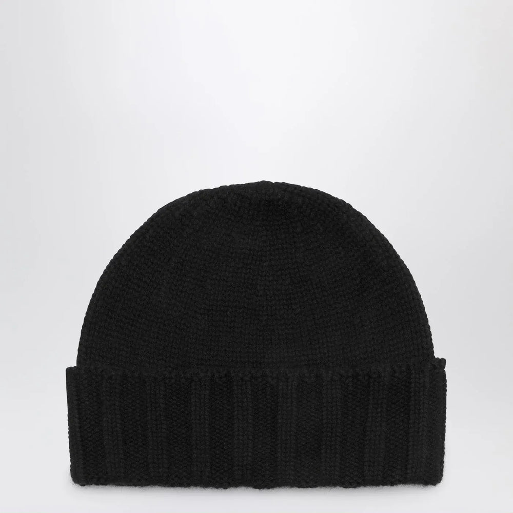 Drumohr - Black cashmere beret Brand Apparel & Accessories 46 IT