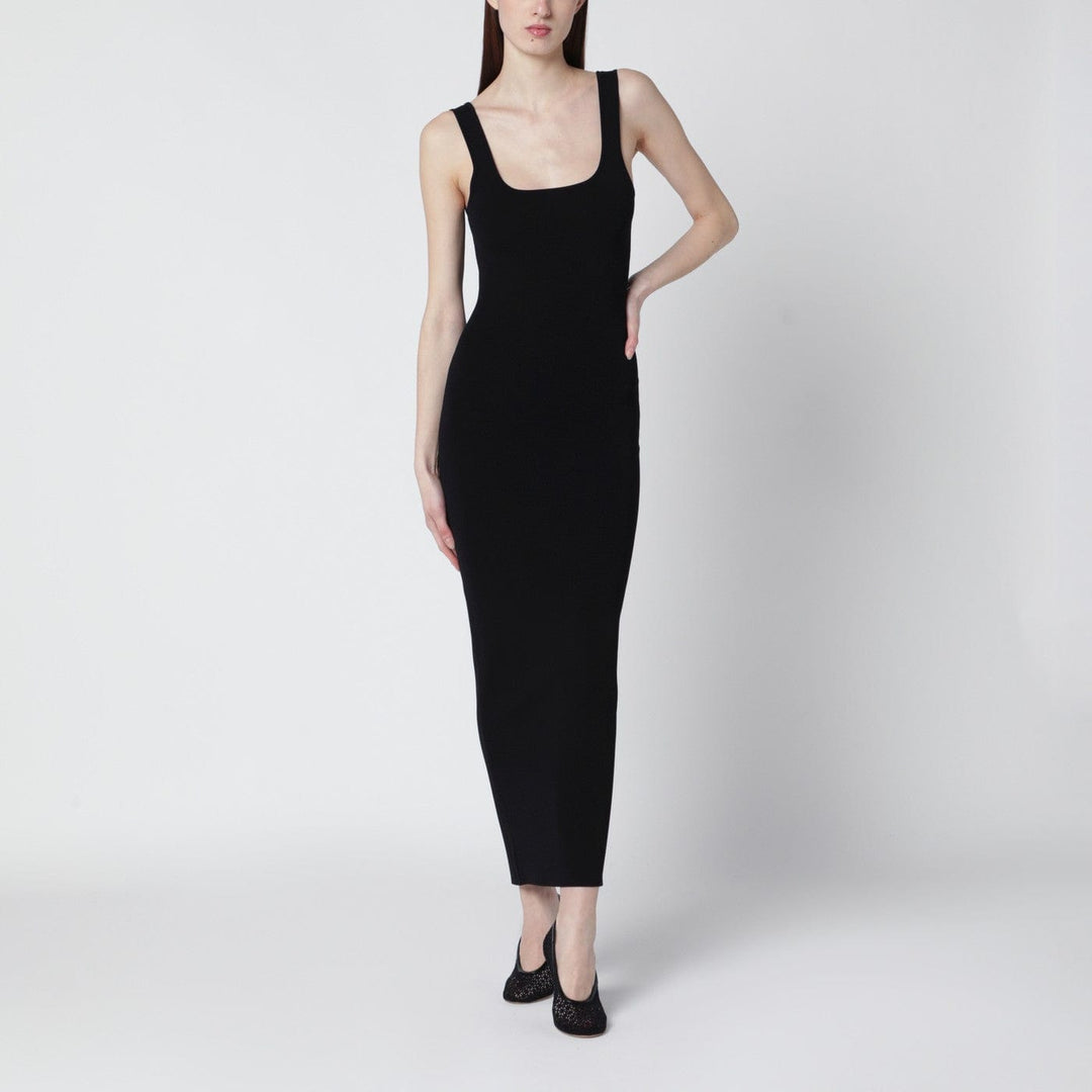 Apparel &amp; Accessories Entire Studios - Black fitted dress in viscose jersey Brand