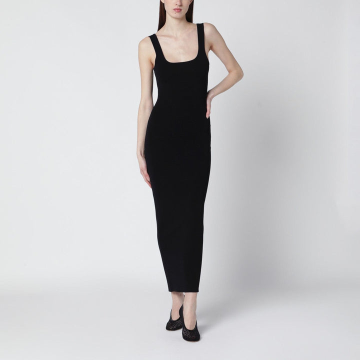 Apparel &amp; Accessories Entire Studios - Black fitted dress in viscose jersey Brand