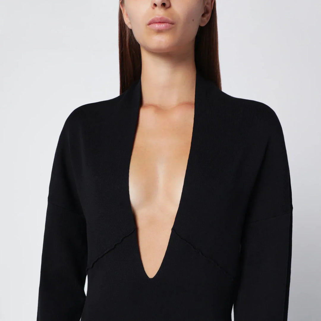 Entire Studios - Black long dress with wide neckline Brand Apparel &amp; Accessories XS/S
