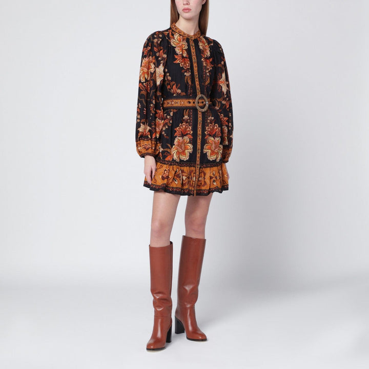 Apparel &amp; Accessories FARM Rio - Black Majestic Garden mini dress Brand