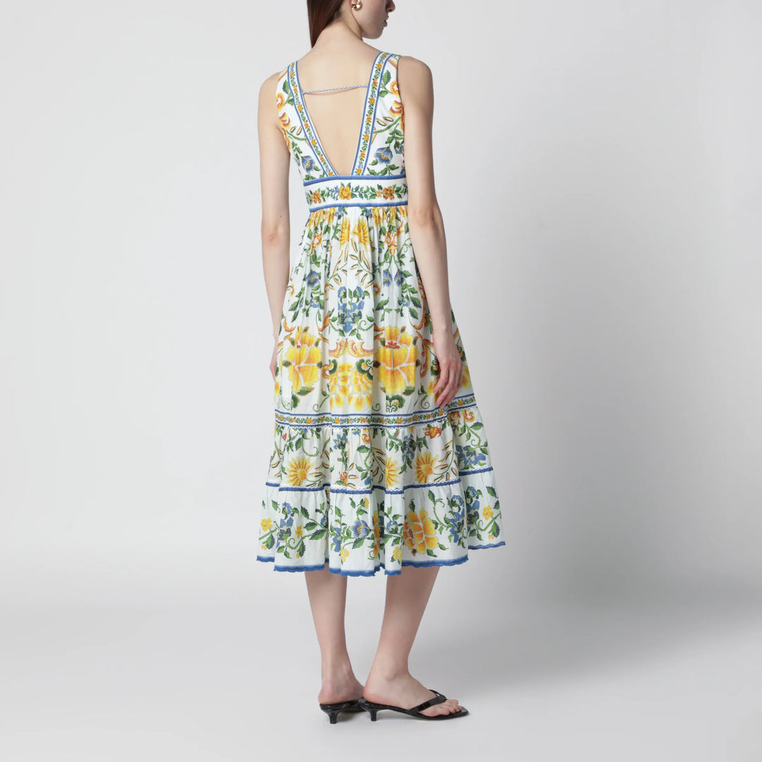 FARM Rio - Emily Floral Tapestry midi dress Brand Apparel &amp; Accessories