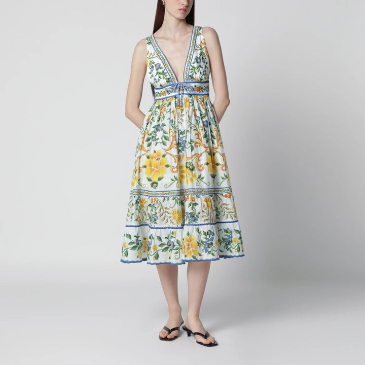 FARM Rio - Emily Floral Tapestry midi dress Brand Apparel &amp; Accessories XS