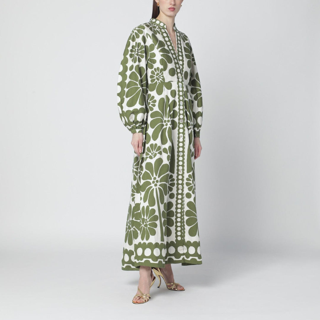 Apparel &amp; Accessories FARM Rio - Palermo dress with green print Brand